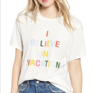 Ban.dō I Believe in Vacation Tee Size S